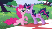 "Oh, ho! Twilight, you're such a crack-up!"