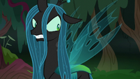 Queen Chrysalis getting angry at fake Twilight S8E13