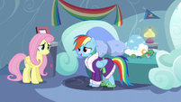 Rainbow Dash feeling better after crying S5E5