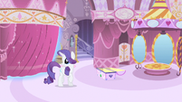 Rarity moving curtain S1E19