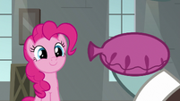 Sans presents whoopee cushion to Pinkie S9E14