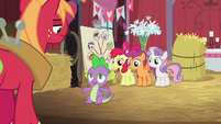 Spike "how long have you been not hiding?" S8E10