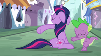 Twilight and Spike, are the best Equestrian dancers!