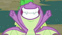 Spike grinning with excitement S8E11