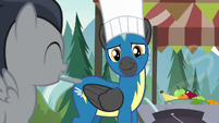 Thunderlane smiles tenderly at his little brother S7E21