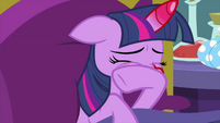 Twilight Sparkle wiping her nose MLPS2