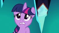 Twilight hearing spike outside the trap S3E2