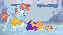 Windy Whistles asks Scootaloo to stop S7E7