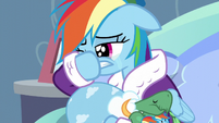 Rainbow Dash sniffling S5E5