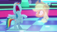 Rainbow Dash yelling in frustration S8E5