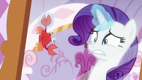 Rarity disgusted by the crab S6E22