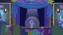 Trixie shrieking "it's a working title!" S6E6