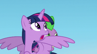 Twilight sees Starlight fly away S5E26