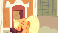 Applejack enters chicken coop S4E13