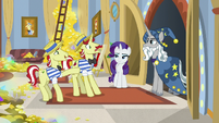 Flim nervously greeting Star Swirl S8E16