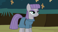 Maud is not impr—Wait, she's made this face the entire episode. How do we know whether she is impressed or not?