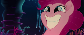 Pinkie Pie grinning wide with joy MLPTM