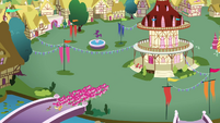 Pinkies swarming Ponyville S3E3