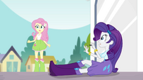 Rarity gasps at soccer ball coming toward her EG2