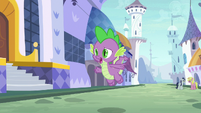 Spike "the library is that way!" S9E5