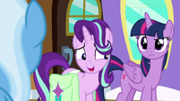 Starlight Glimmer laughing awkwardly S7E2
