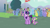 Twilight and Spike arrives S3E05