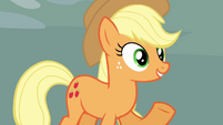 Applejack 'You up for some wheelbarrow races' S3E3