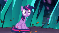 Crystals pop up behind Twilight Sparkle S9E2