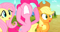 Pinkie Pie freaking out S3E12