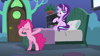 Pinkie Pie tearfully excuses herself S7E4