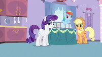 Rarity & Rainbow Dash what was that S3E9