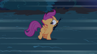 Scootaloo running with the branches S3E06