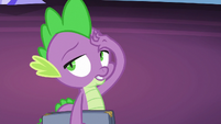 Spike looking relieved S7E22