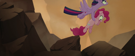 Twilight Sparkle saving Pinkie Pie MLPTM