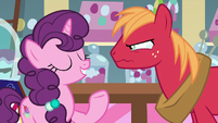 Big Mac tears up as Sugar Belle talks S8E10