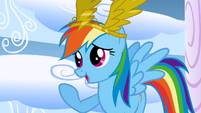 Rainbow Dash forgiving the bullies S1E16