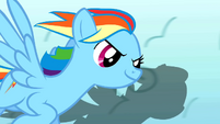 Rainbow Dash twirling clouds S1E16