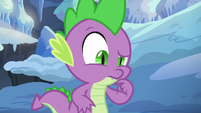 Spike confused by his reflection S6E16