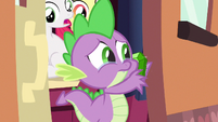 Oh don't be sad Spike.