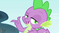 Spike indulging Rarity's fantasy S4E23