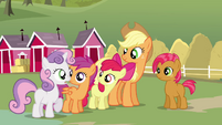 Babs listening to Sweetie Belle.