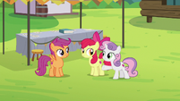 Sweetie Belle "got a cutie mark on the first day!" S7E21