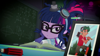 Twilight Sparkle sitting at her desk SS5