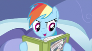 1000px-Rainbow Dash reading in her bed S2E16