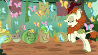 Autumn Blaze singing and prancing S8E23