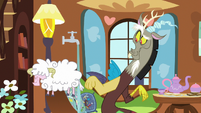 Discord materializes a floating sheep S7E12