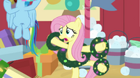Fluttershy balancing with wreaths BGES2