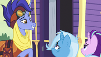 Hoo'Far believes Starlight and Trixie are true friends S8E19