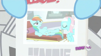 Rainbow Dash newspaper entry S2E23