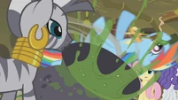 Rainbow Dash spills Zecora's brew S1E09